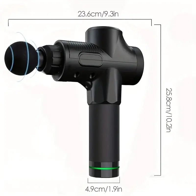 Massage Gun | 30 Speed Settings | Quiet Brushless Motor | Wireless