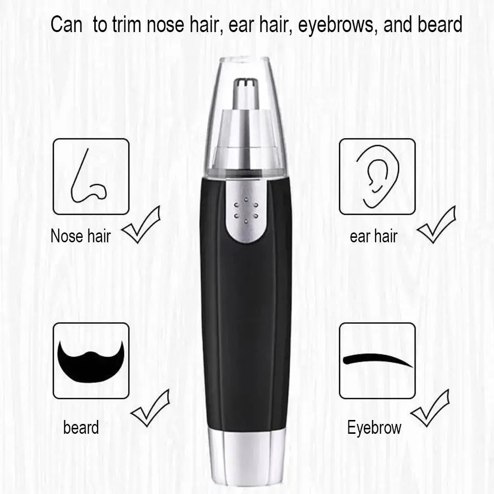 Painless Electric Nose Ear Hair Trimmer Portable Washable Blade Eyebrow Face Hair Remover Lightweight Home Personal Care Tool from PriceLows™