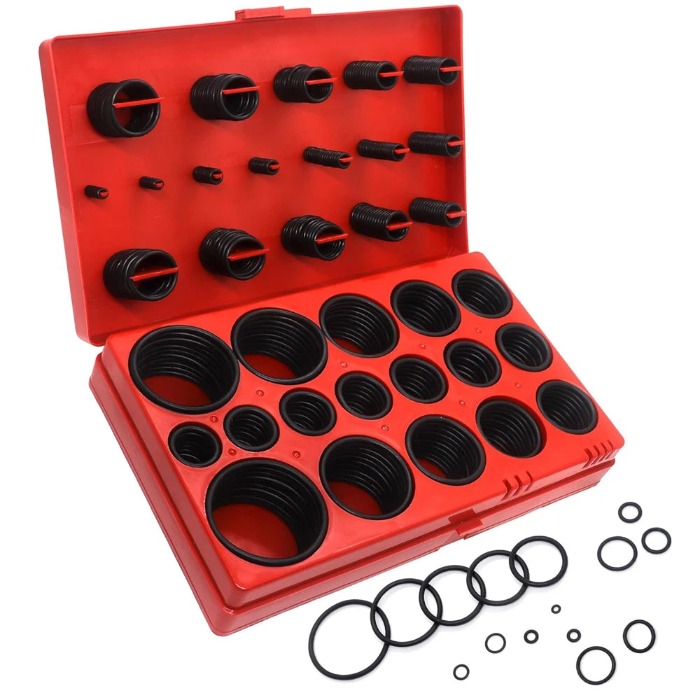 419PCS Set Universal O-Ring Assortment 32 Size Nitrile Rubber Ring Seal O Ring Gasket for Plumbing Automotive and Faucet Repair from PriceLows™