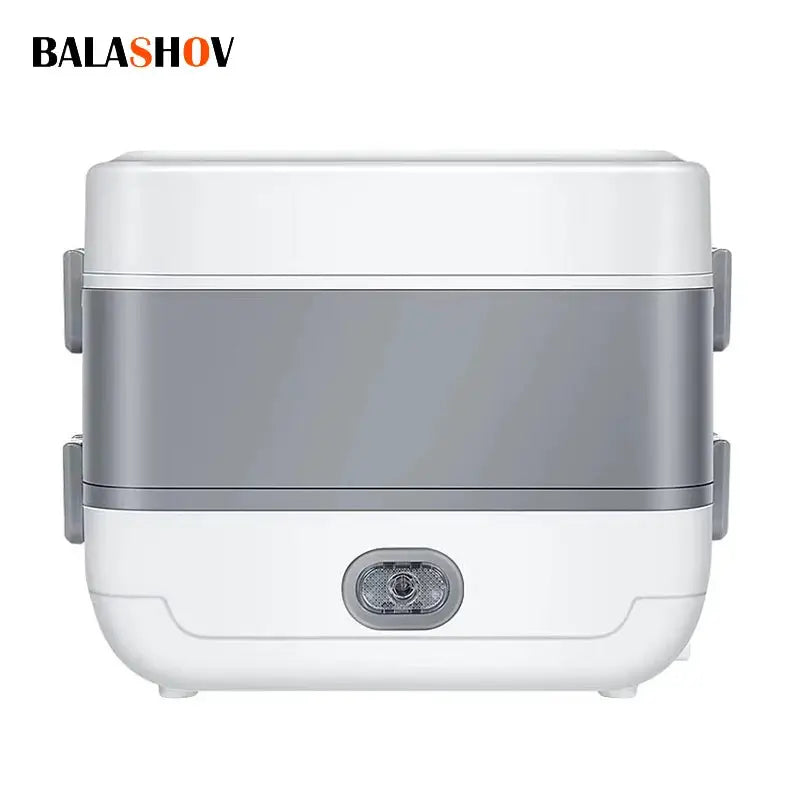 Multifunctional Electric Lunch Box Food Heater, Portable Leakproof Food Warmer Heater for Travel, Car and Home with 2 Layers from PriceLows™