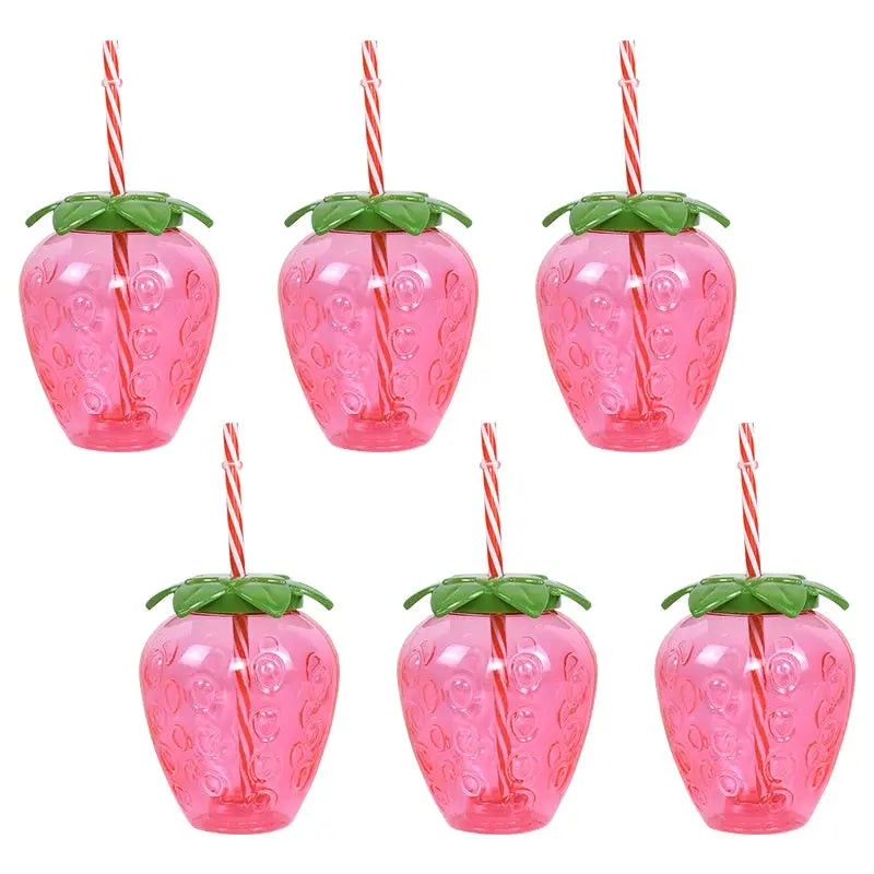Hawaiian Party Tropical Drink Cup With Straw Pineapple Flamingo Summer Wedding