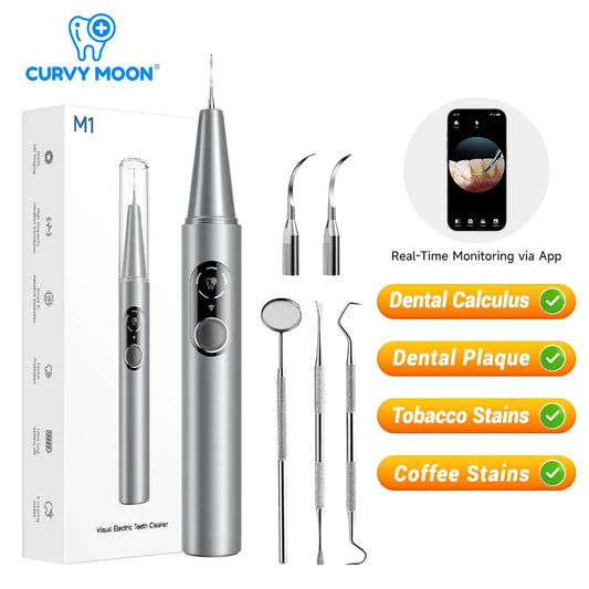 Ultrasonic Dental Cleaner With Camera | Tartar Cleanup | USB Powered | Pro