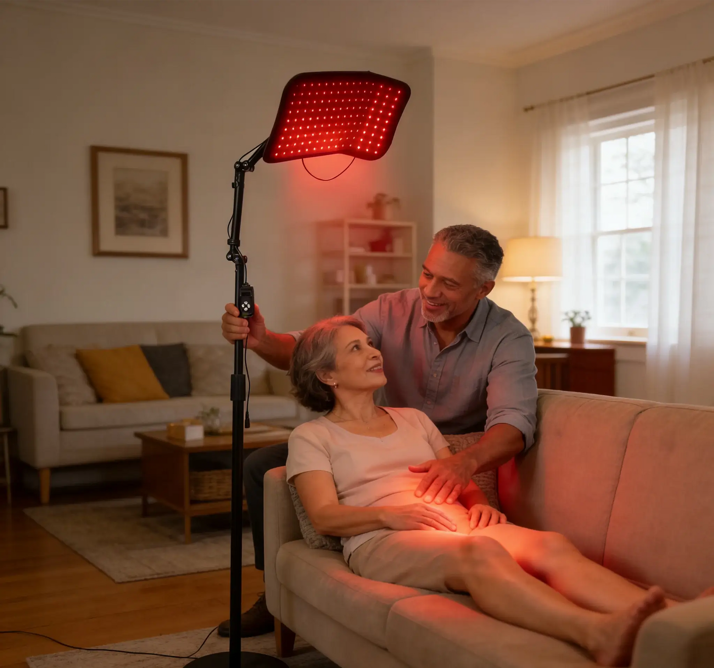 Infrared Light Therapy Device | 660nm Red And 850nm | With Stand For Home Use