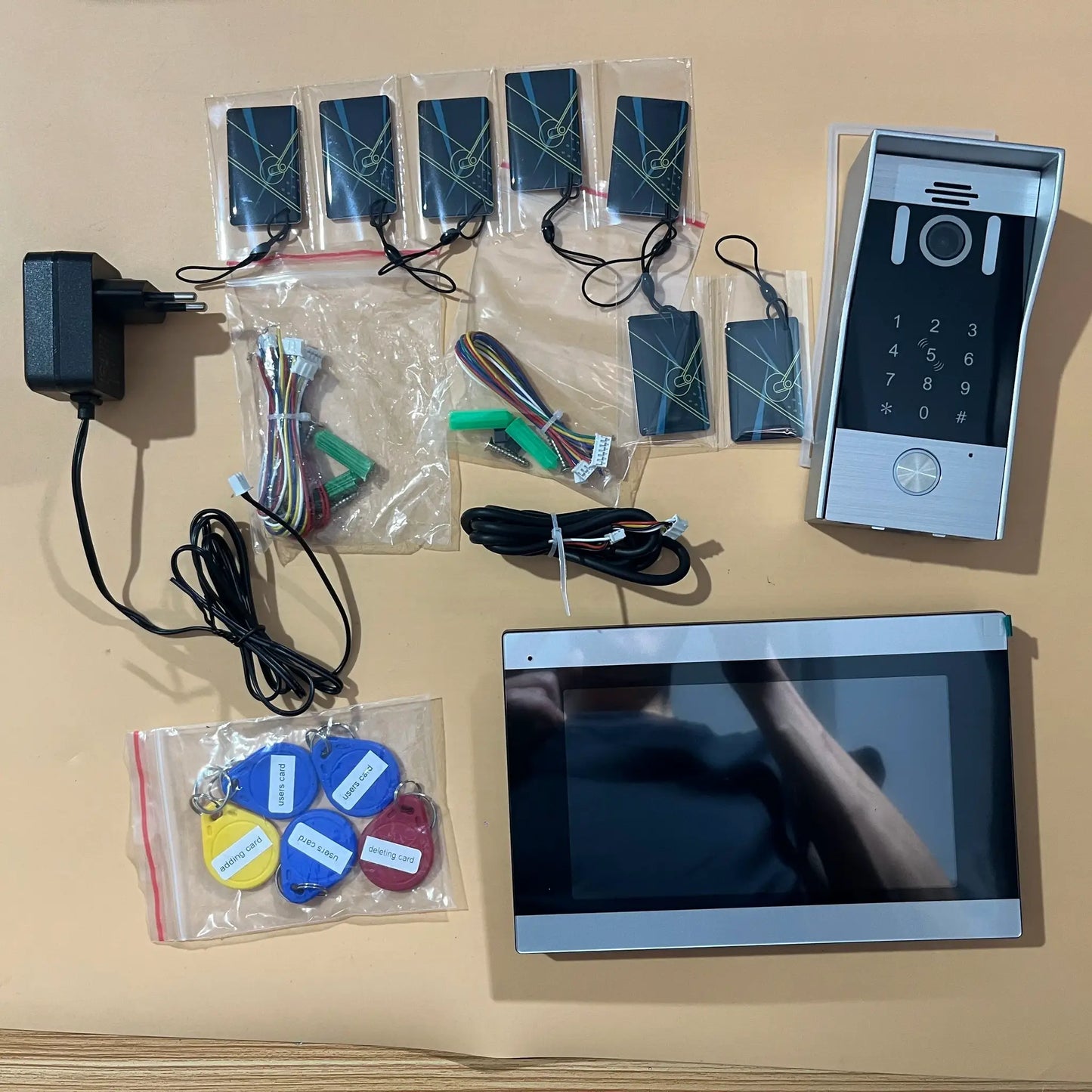 Video Doorbell Intercom | 10 Inch Display | 1080P Camera | Password Access