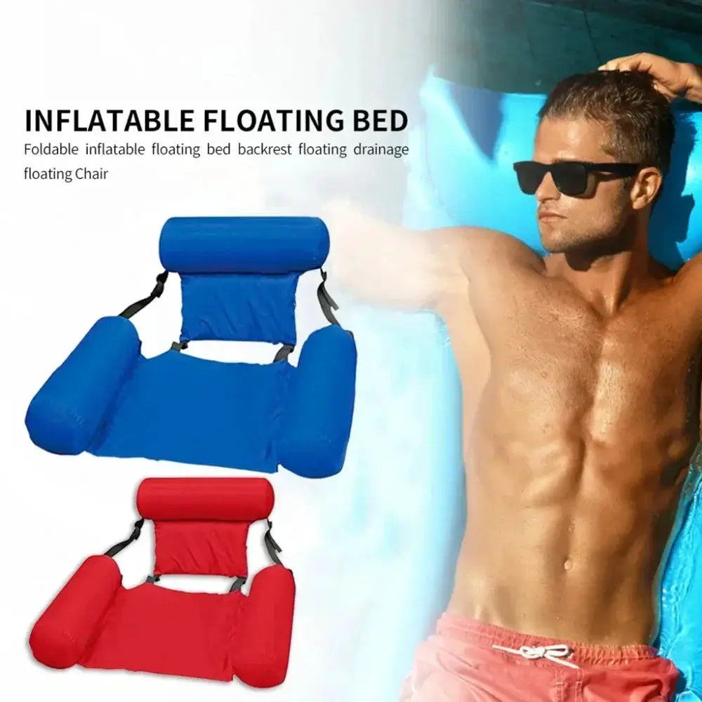 Inflatable Water Hammock | Foldable | Pool Lounger | Adult