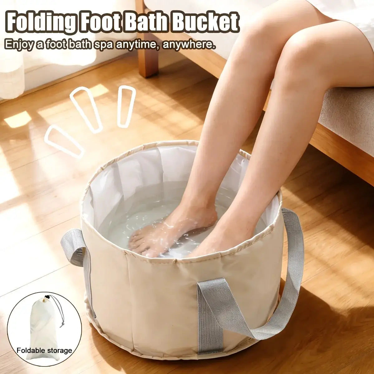 Foldable Foot Bath | Portable Insulated Design | 30cm By 20cm