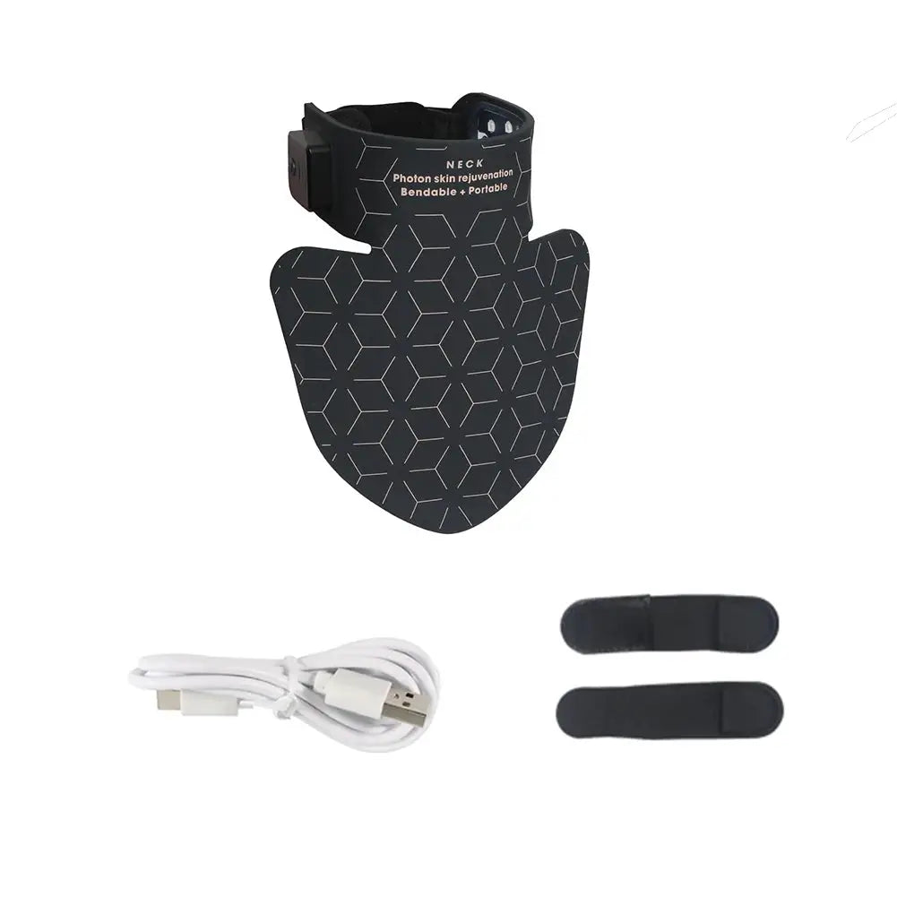 7 Color LED Face Mask or Neck with 80pcs Lights Flexible Soft Photon Red Light Facial Mask Repair Skin Rejuveration Fine Lines from PriceLows™