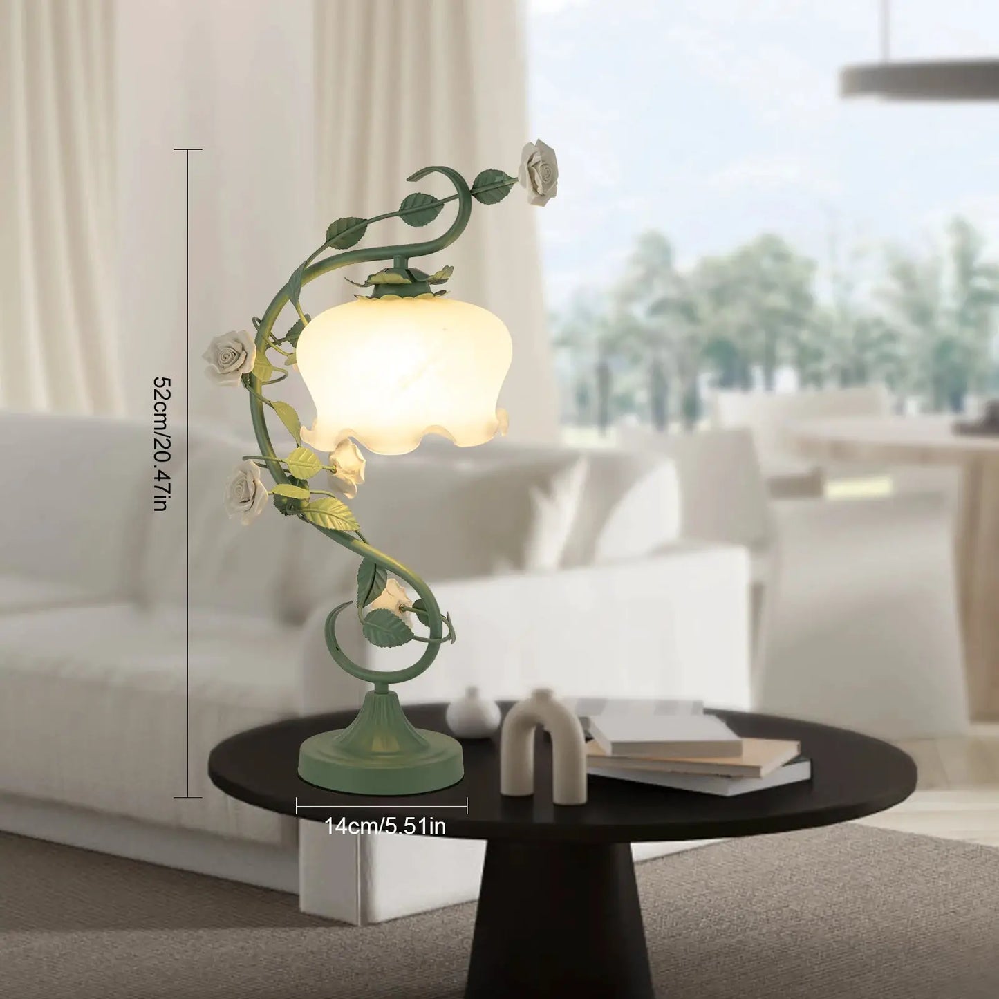LOYALHEARTD Modern Bedside Lamp Flower Petal Reading Table Lamp Night Light Nightstand Desk Light for Bedroom Office from PriceLows™