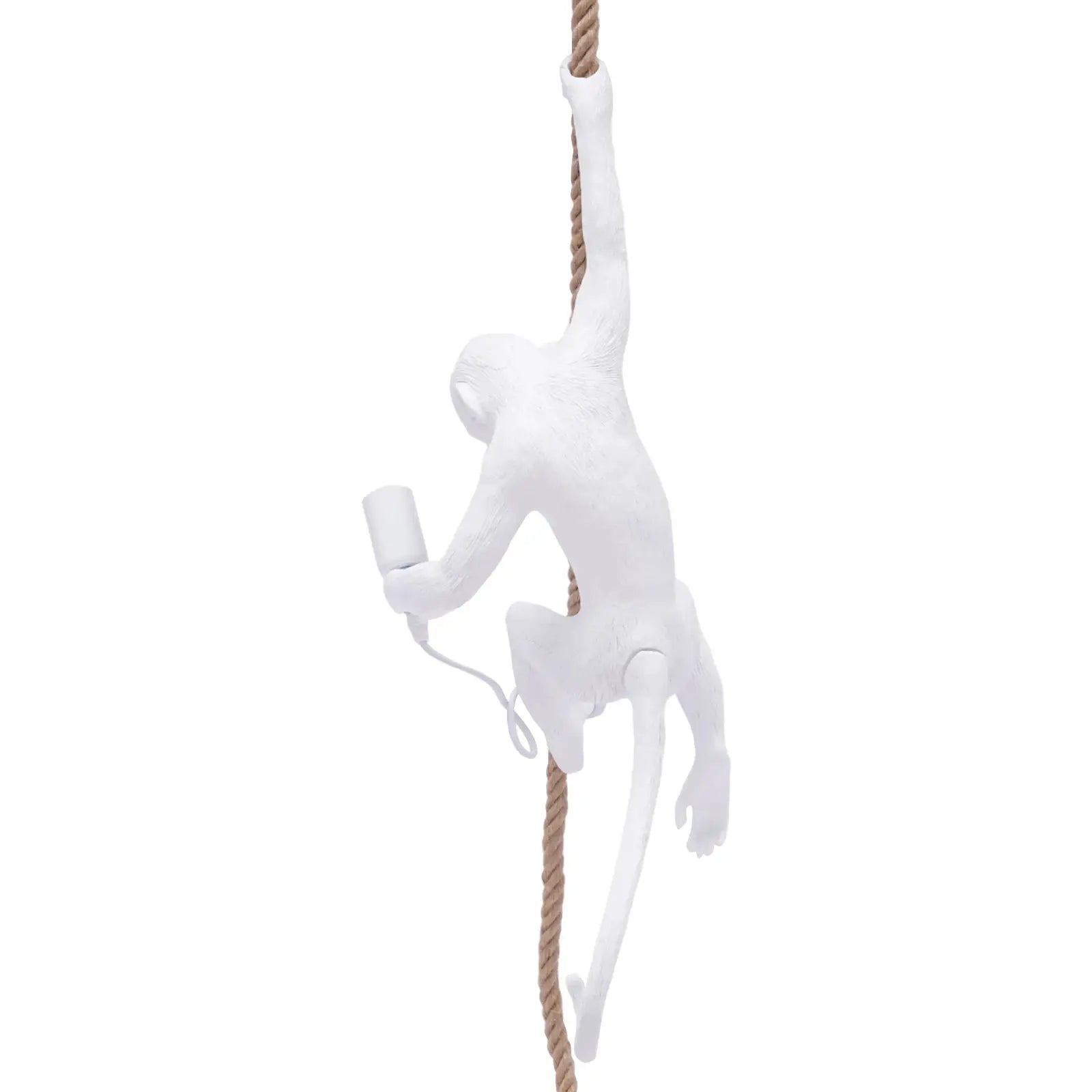 Vintage Resin Hemp Rope Monkey Pendant Light Chandelier Industrial Retro Edison Ceiling Pendant Lamp Fixture E27 for Bedrooms from PriceLows™