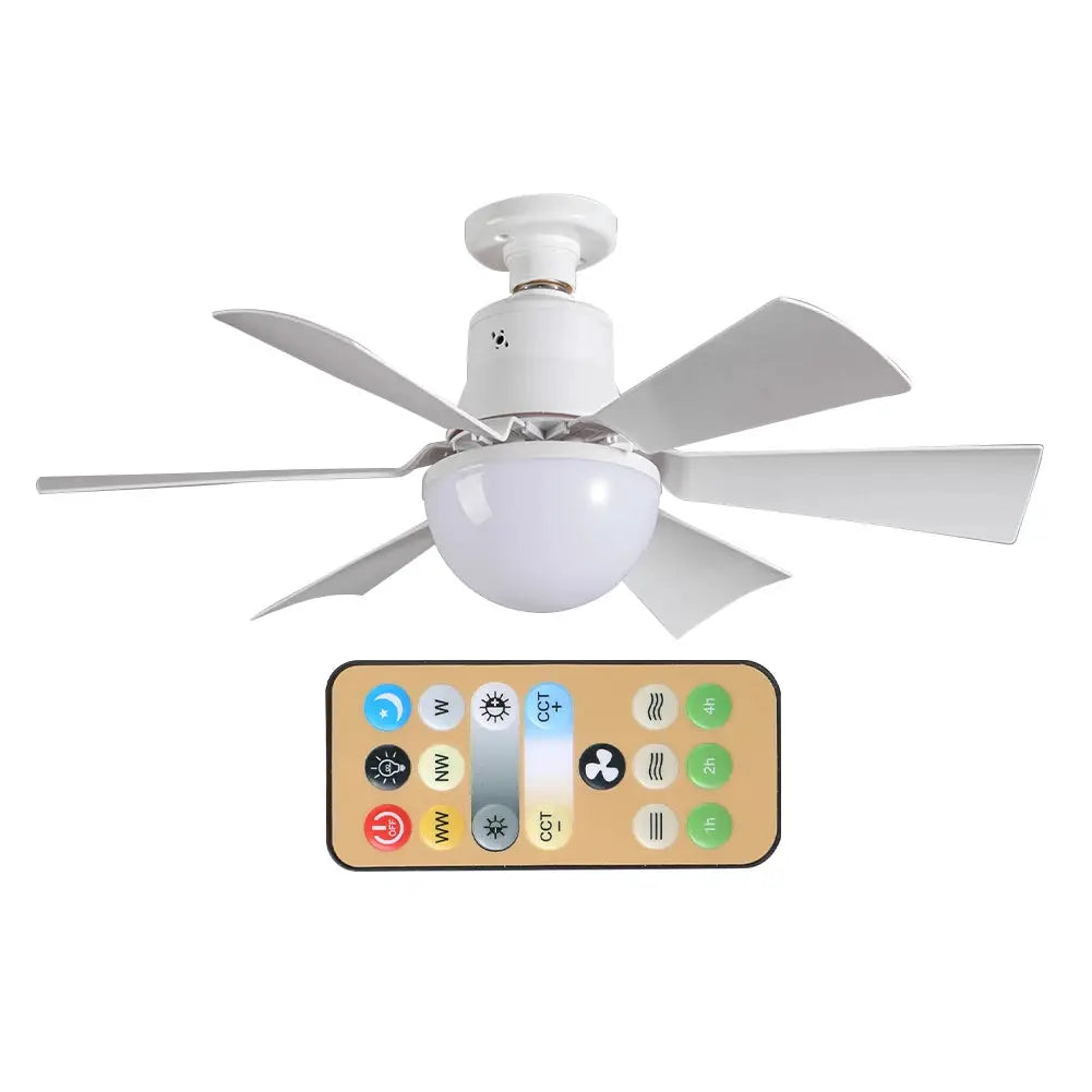 Ceiling Fan With Light | Remote Control | 3 Speed | Living Room Dimmable Light