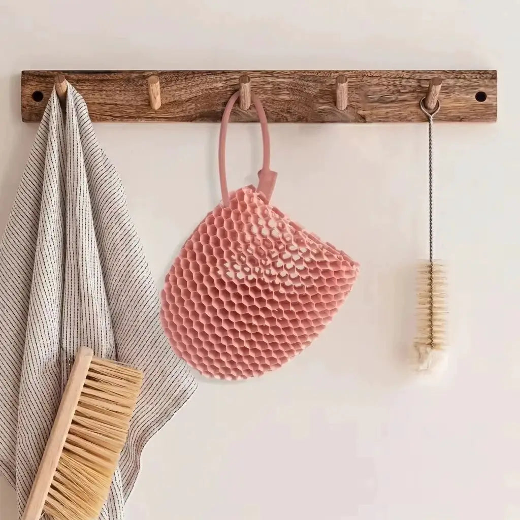 Silicone Bath Glove | Exfoliating Honeycomb Texture | Deep Cleansing Shower Mitt