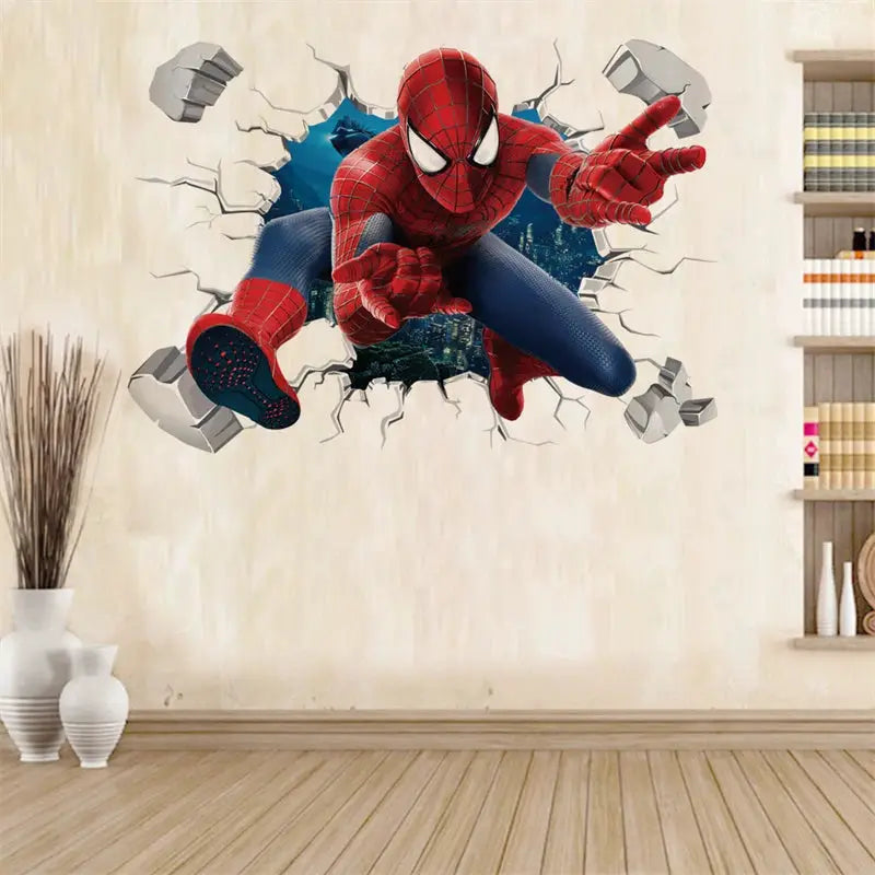 Wall Stickers | Avengers 3D Theme | Living Room Decor | One Size