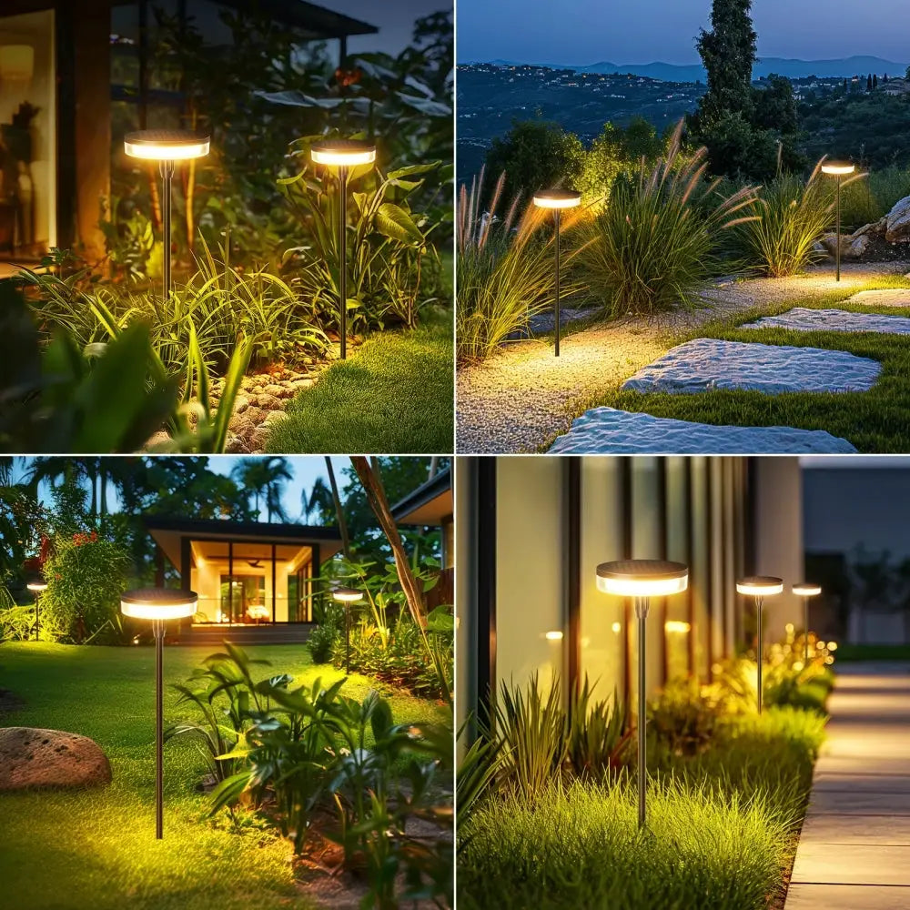 Outdoor Garden Solar Pathway Light Sway by Wind Solar Swaying Lights Bright IP65 Waterproof for Outside Yard Path Patio Lawn from PriceLows™