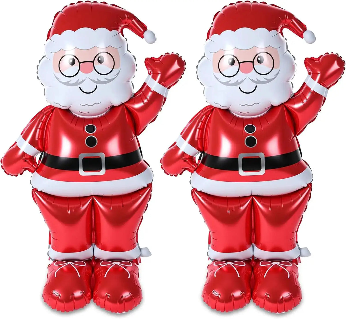 Giant Santa Claus Balloons | 61 Inch | 2 Pack | With Base