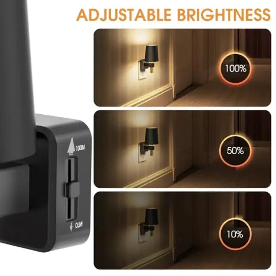 Night Light, Night Lights Plug into Wall, Dusk to Dawn Sensor, Soft White 3000K, 0-100LM, Plug in NightLight, Vintage Night Lig from PriceLows™