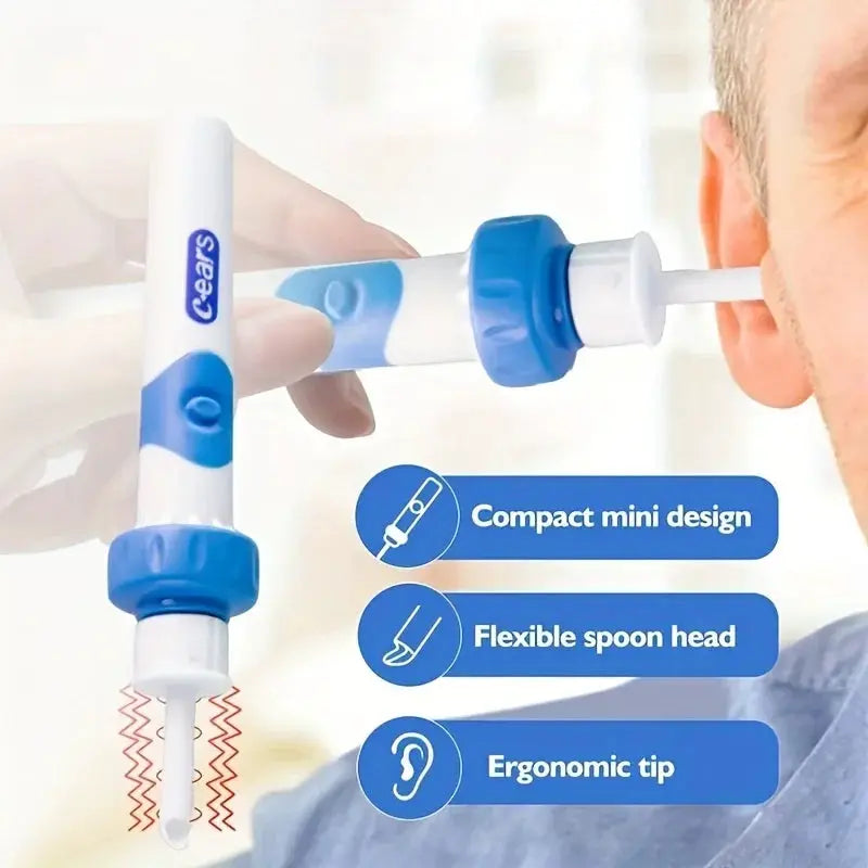 NEW Portable Automatic Earwax Removal Kit Electric Earwax Vacuum Suction Electric Kit Remover Ear Cleaning Earspoon from PriceLows™