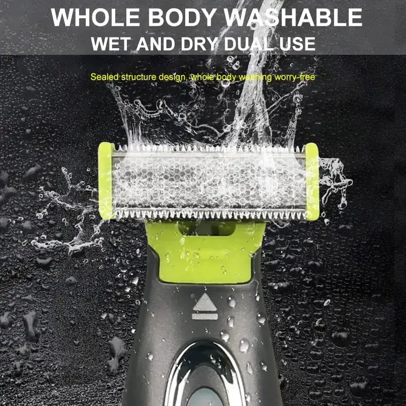 Electric Shaver | Stainless Steel Blade | Wet and Dry Use | One Size