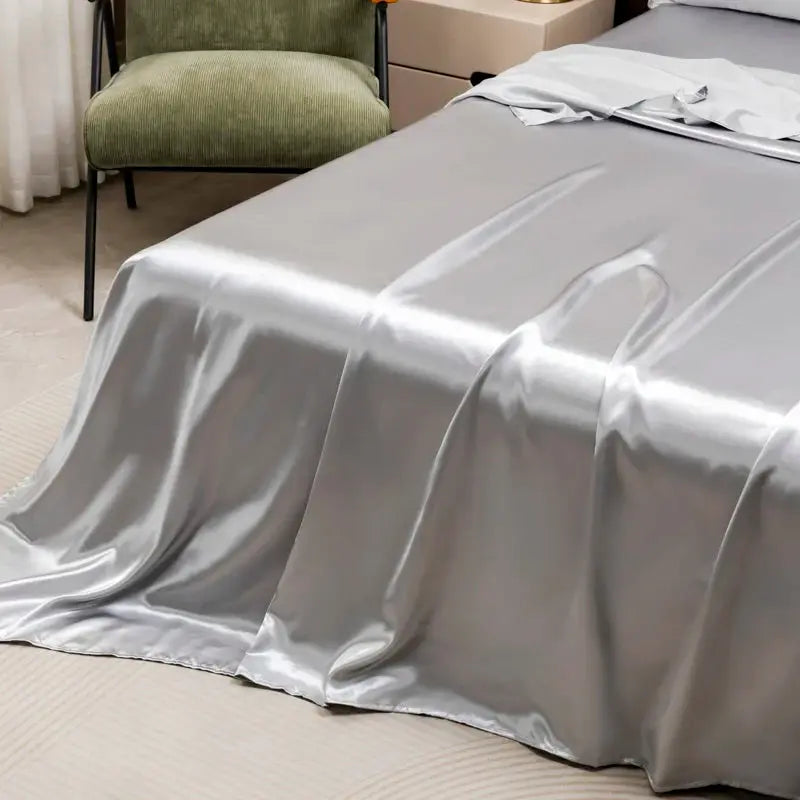 Satin Sheet Set | Solid Color | Soft Silky Finish | Twin Full Queen King