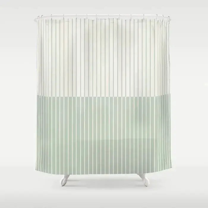 Simple Colorful Lines Modern Fashion Pattern Shower Curtain Home Decoration Creative Personalized Shower Curtains from PriceLows™