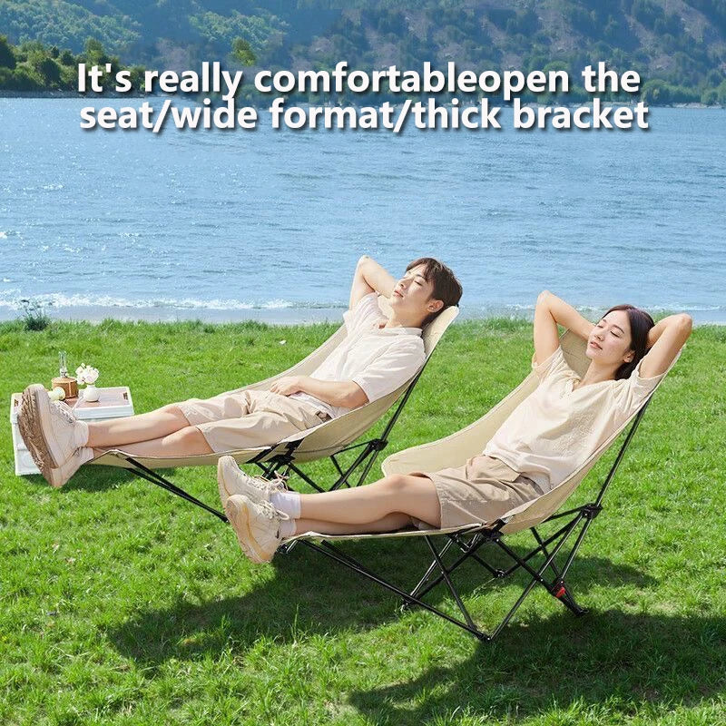 Camping Chair | Four Position Adjustable | Metal Frame | One Size
