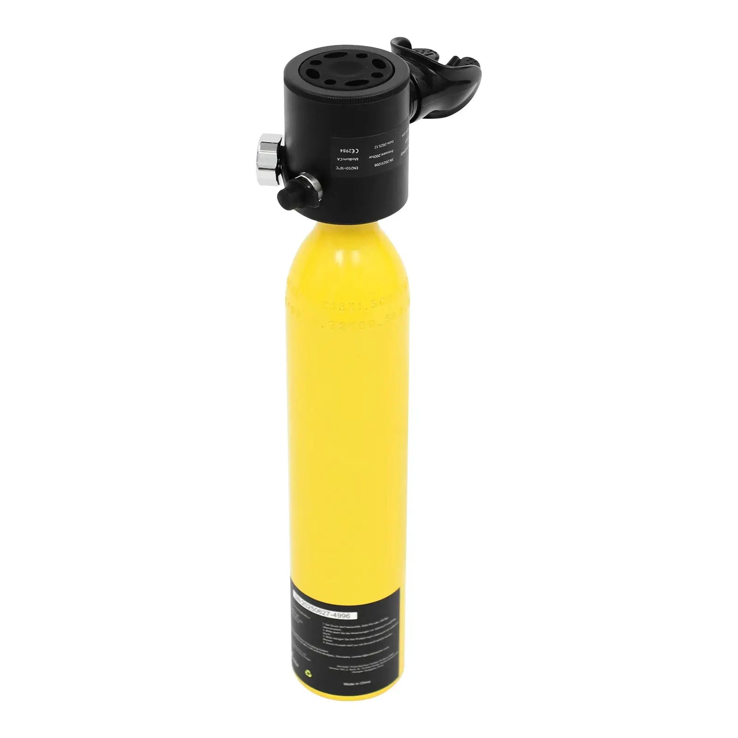 Mini Scuba Tank | 0.5L Capacity | With Manual Pump | Anti-Drop Strap