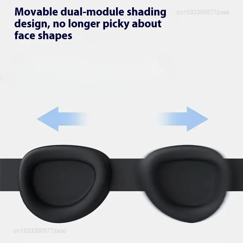 Dreamlight 3D Travel Eye Mask Sleep Blackout 3D Stereoscopic Sleep Aid Portable for Men Women Adult Adjustable Blindfold from PriceLows™