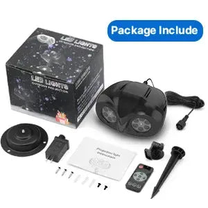 LED Snow Projector Light | IP65 Waterproof | Dimmable | Outdoor Decorations