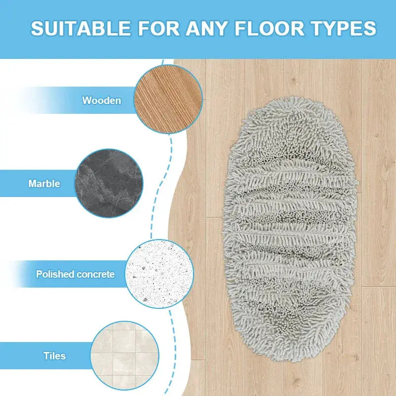 2pcs Reusable Microfiber Mop Pads for Swiffer Sweeper XL Dry Sweeping Wet Mop Cloths Replacement Sweeping Mopping Pad Refill from PriceLows™