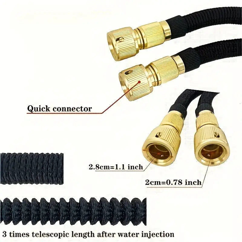 25/150ft Garden Water Hose Expandable Metal Connector High Pressure TPE Reel Magic Water Pipes for Garden Hose Farm Irrigation from PriceLows™