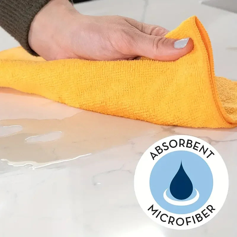Microfiber Cleaning Cloth | Thickened And Super Absorbent | Car Wash | 25x25cm