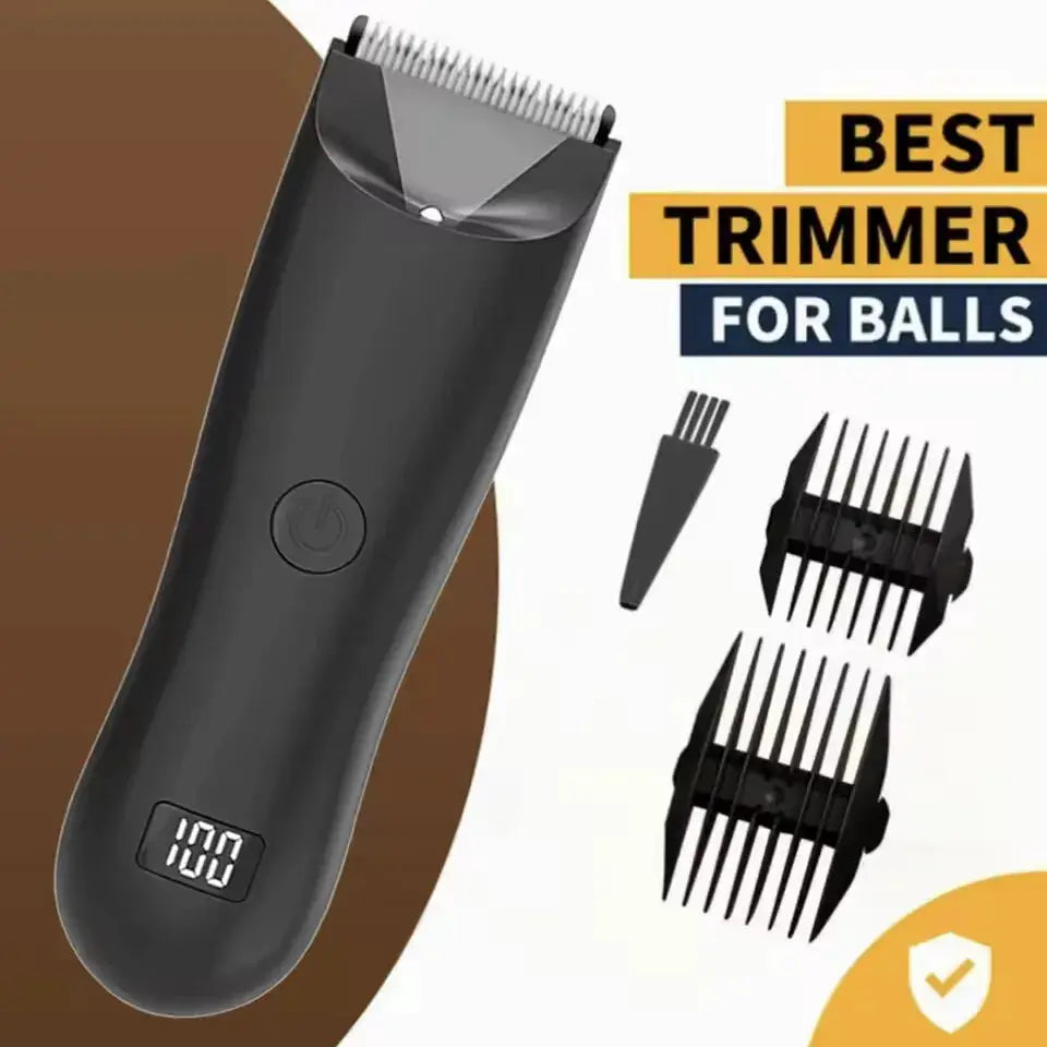 Beard Trimmer | LED Display | USB Type-C Rechargeable | 3-4 Attachments
