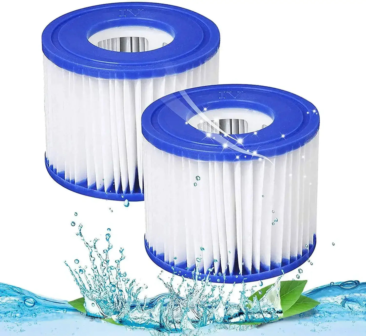 2/4Pcs New Pool Accessorie Lazy Lay-Z-Spa Filters VI Cartridge, Hot Tub Spa Swimming Pool Pool Accessories from PriceLows™