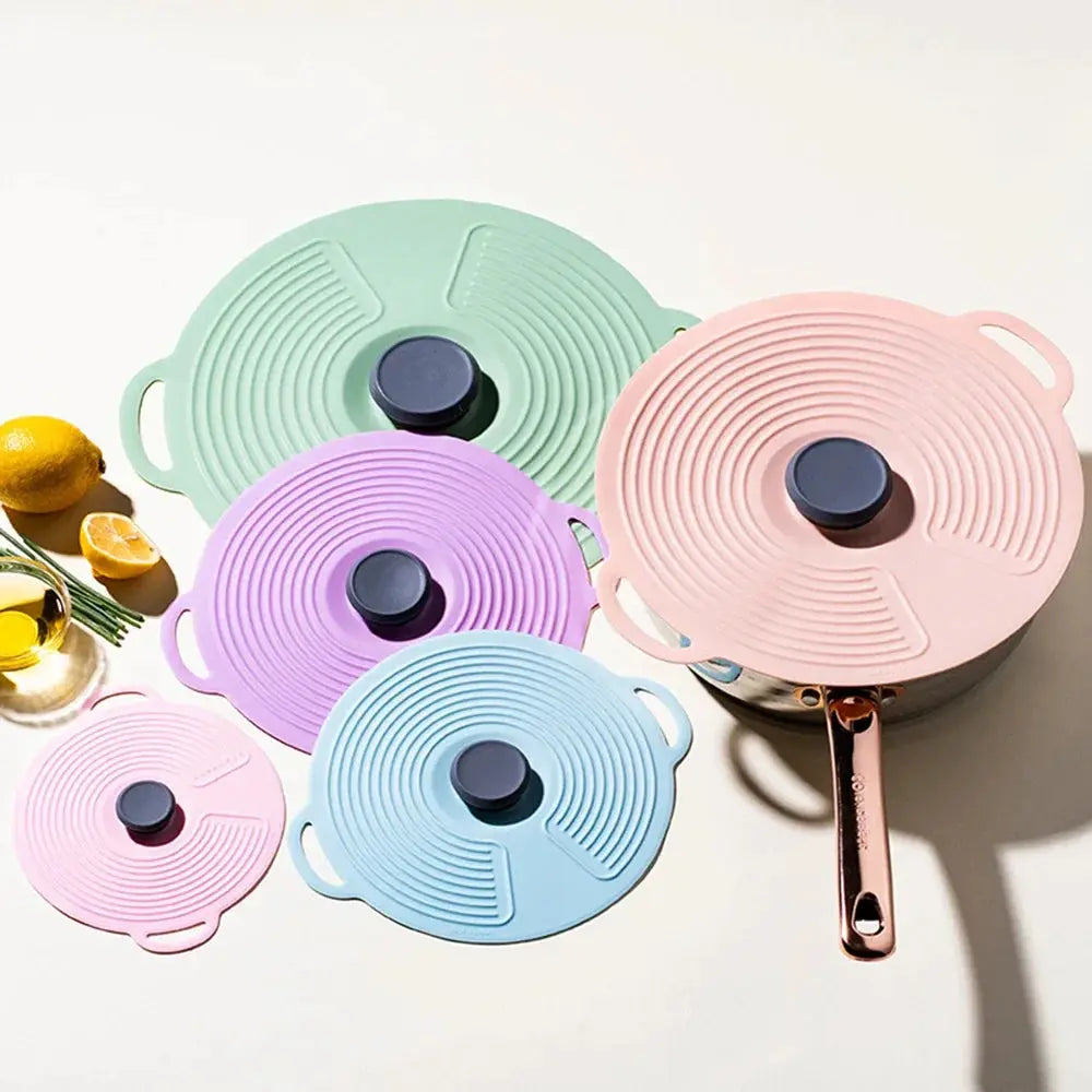 Silicone Stretch Lids | Reusable Self Sealing | For Bowls Pots