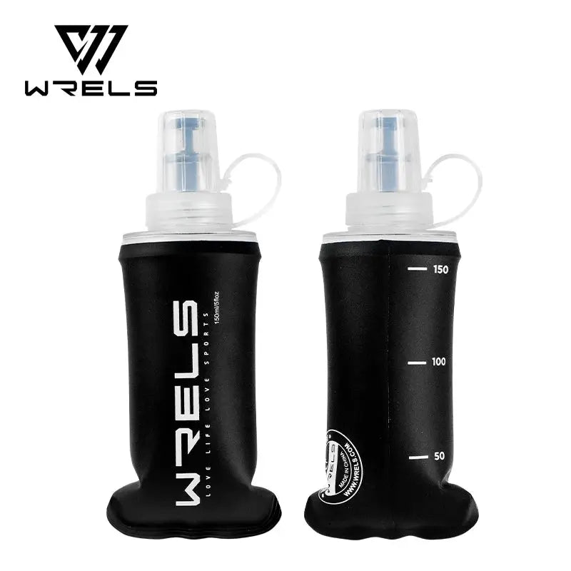 WRELS Water Bottle TPU Folding Soft Flask Outdoor Sport Water Bag Collapsible Water Bottle 500ml For Running Camping BPA Free from PriceLows™