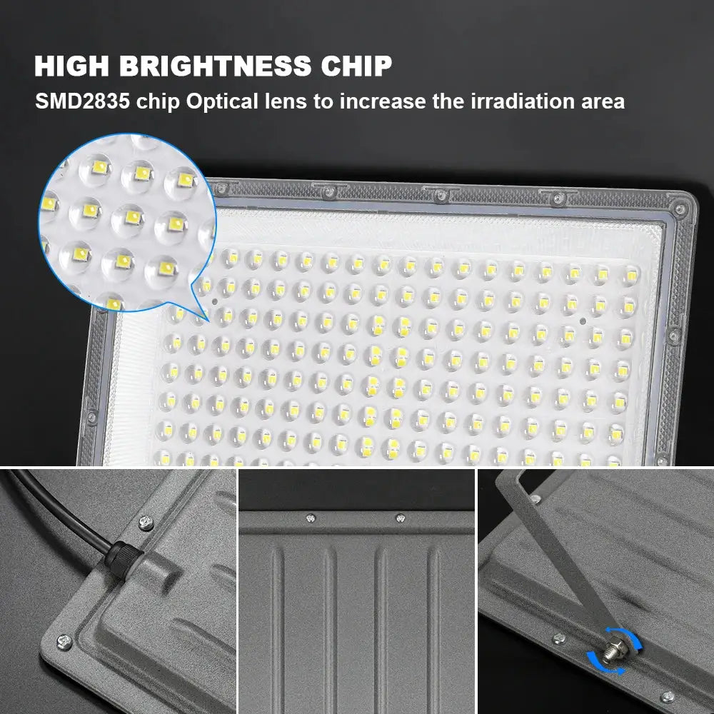 LED Flood Light | PIR Motion Sensor | IP66 Waterproof | 220V 50W-500W