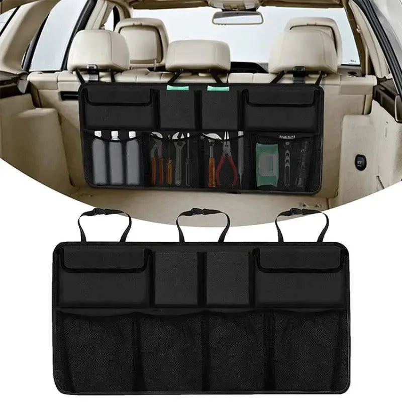 Car trunk storage bags, suv car rear seat backrest hanging bags, net bags, car storage boxes, storage bags Accessories from PriceLows™