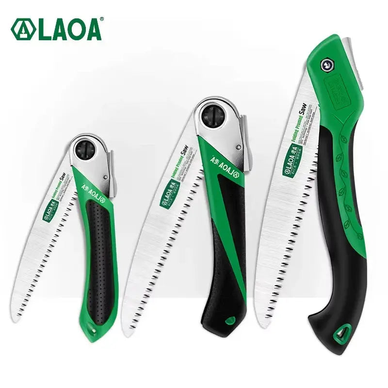 LAOA Sk5 Steel Pruning Saw | Ratchet Action | 14-25cm Blade
