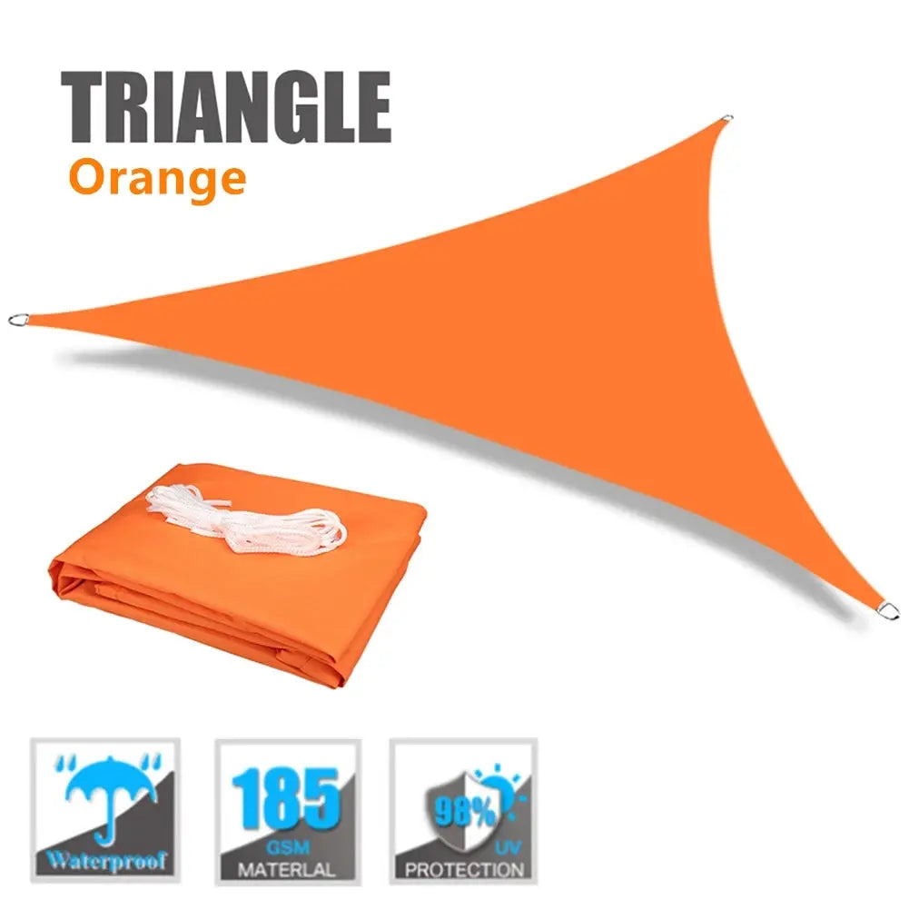 Triangle Shade Sail | Waterproof Oxford | UV Block | 3 Angles