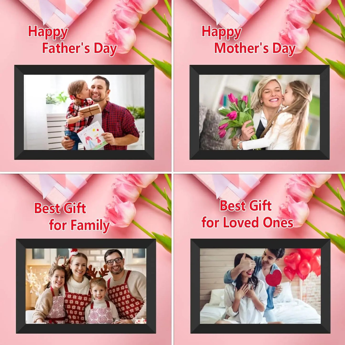 Digital Photo Frame | 10.1 Inch IPS Touch Screen | 64 GB Built In Memory