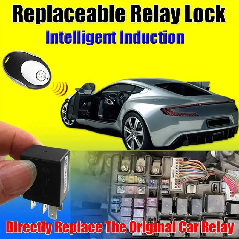 12V wireless immobilizer car engine lock Intelligent Security Anti-Theft System Replaceable relay shaped device CHADWICK 501 from PriceLows™