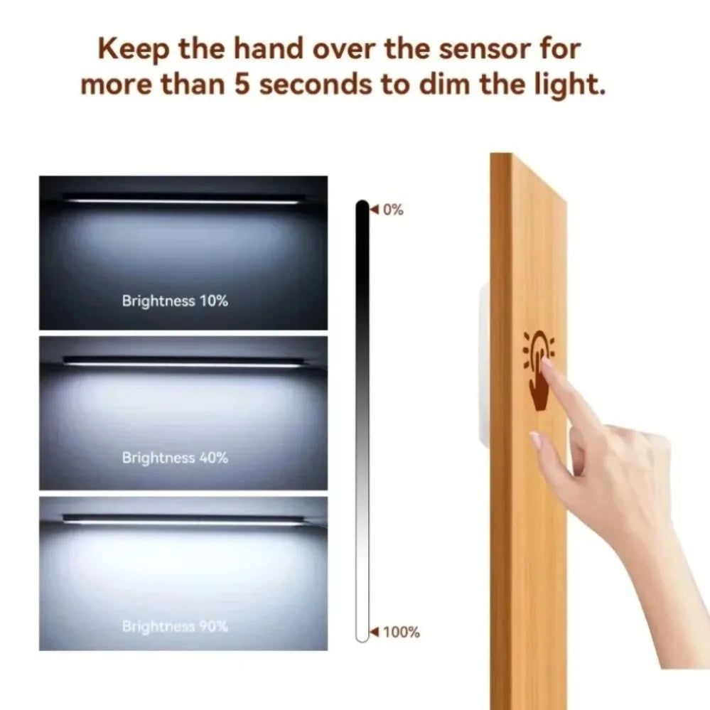 LED Under Cabinet Light | Dimmable | Touch Control USB Powered | 1-6 Pack