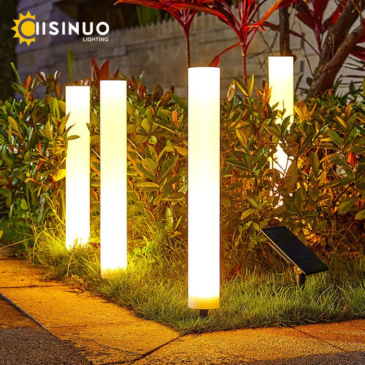 Solar-Powered Outdoor Garden Lights for Garden Villa Pathway Waterproof Landscape Lighting Ground Spike Auto On/Off Dusk to Dawn from PriceLows™