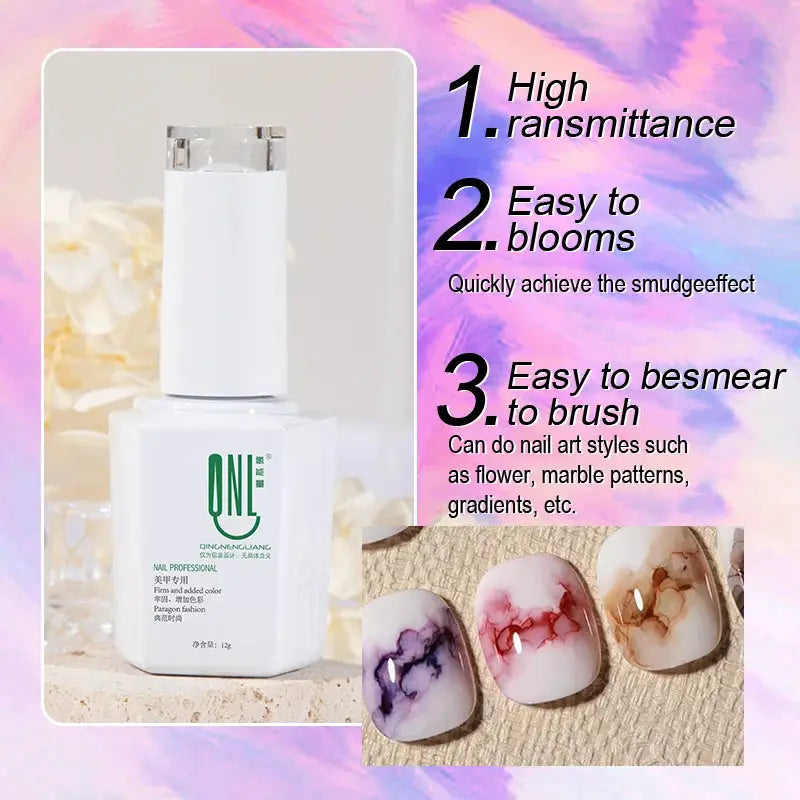 Clear Blooming Gel Polish 12ml Transparent Blossom Nail Polish LED Soak Off Nail Art Smook Effect Flower Gel Polish DIY Design from PriceLows™