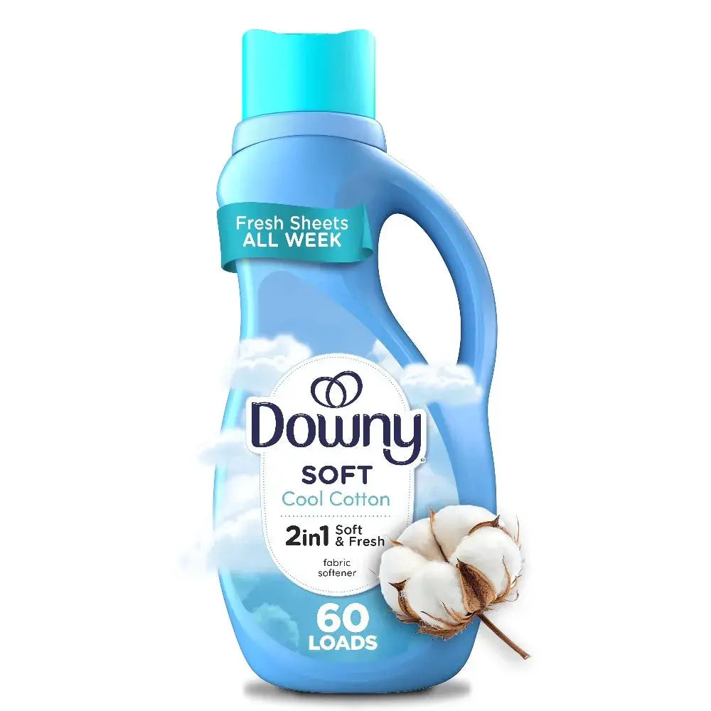 Liquid Fabric Softener | Cool Cotton Scent | 44 Fl Oz | 60 Loads