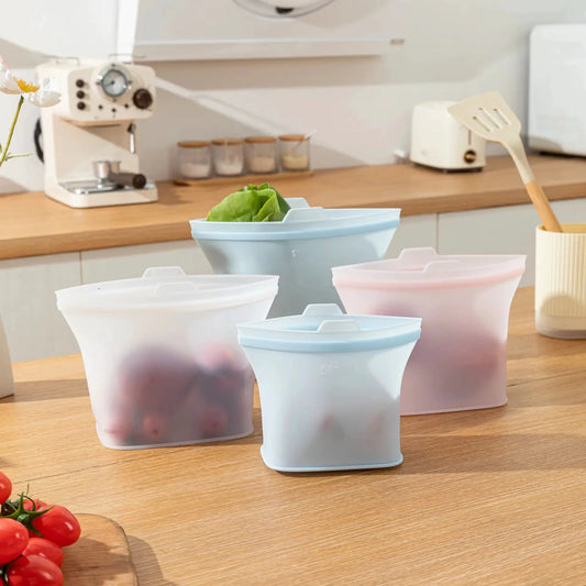 Self Sealing Silicone Storage Bag | Reusable | Leakproof | Various Sizes