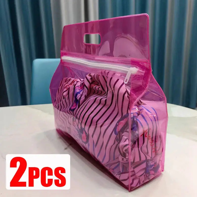 Portable EVA Waterproof Organizer Bag Swimming Bag Zipper Design Toiletry Makeup Bag for Wet Dry Separation Beach Storage from PriceLows™