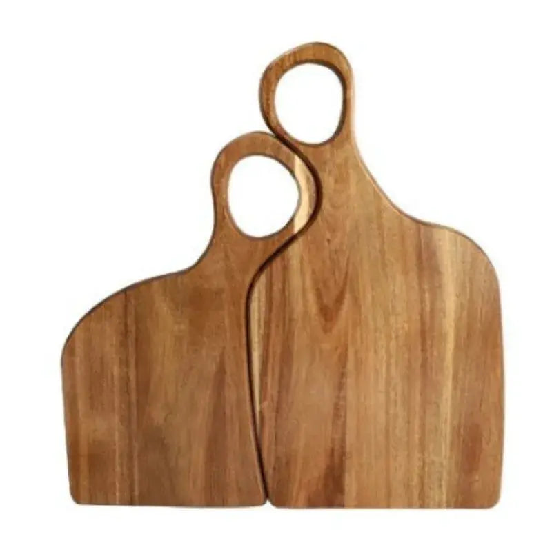 Cutting Boards | Solid Wood | Integrated Handle | Set Of Two
