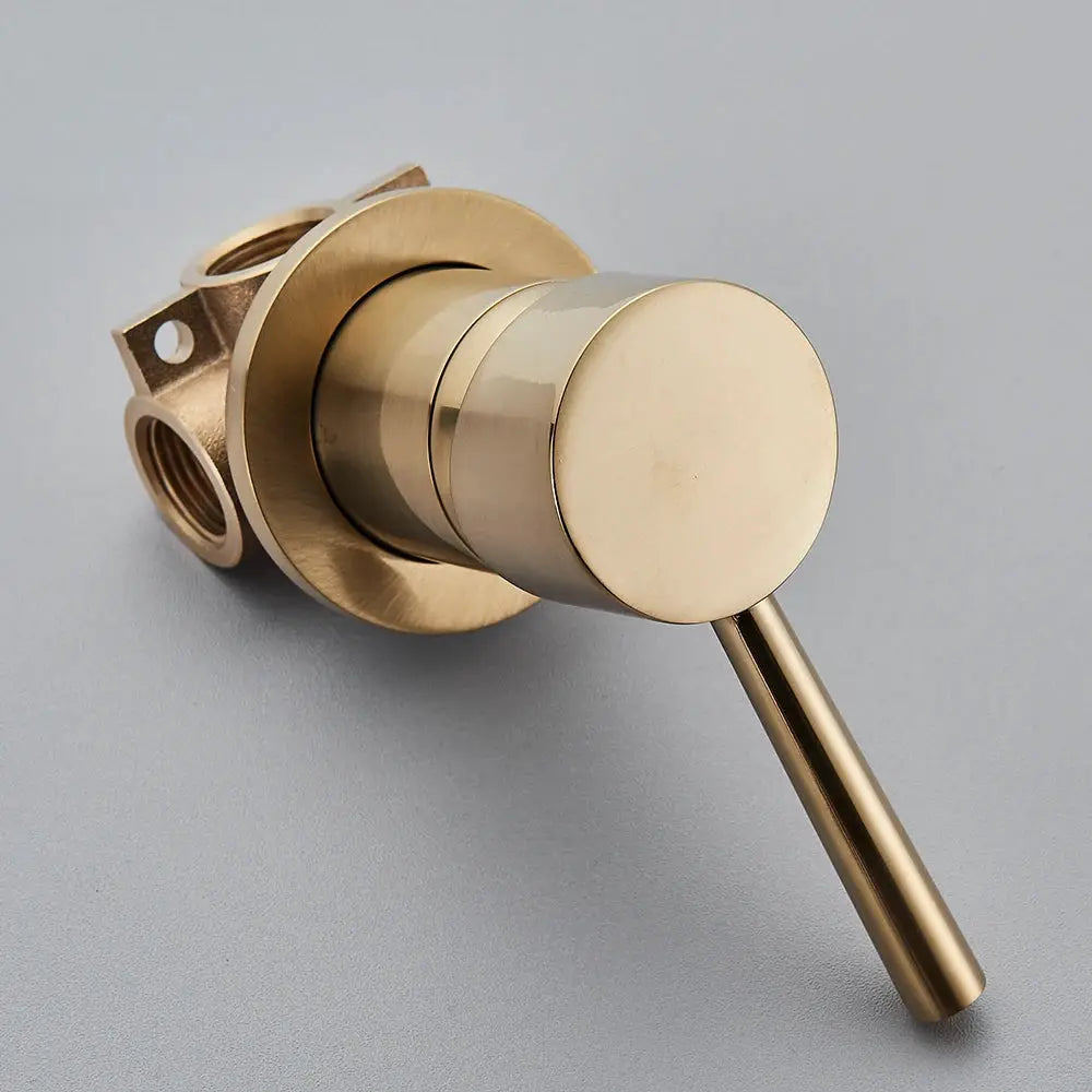 Brass Mixer Tap | Hot Cold Mixer Valve | Shower Diverter Valve | Black Chrome