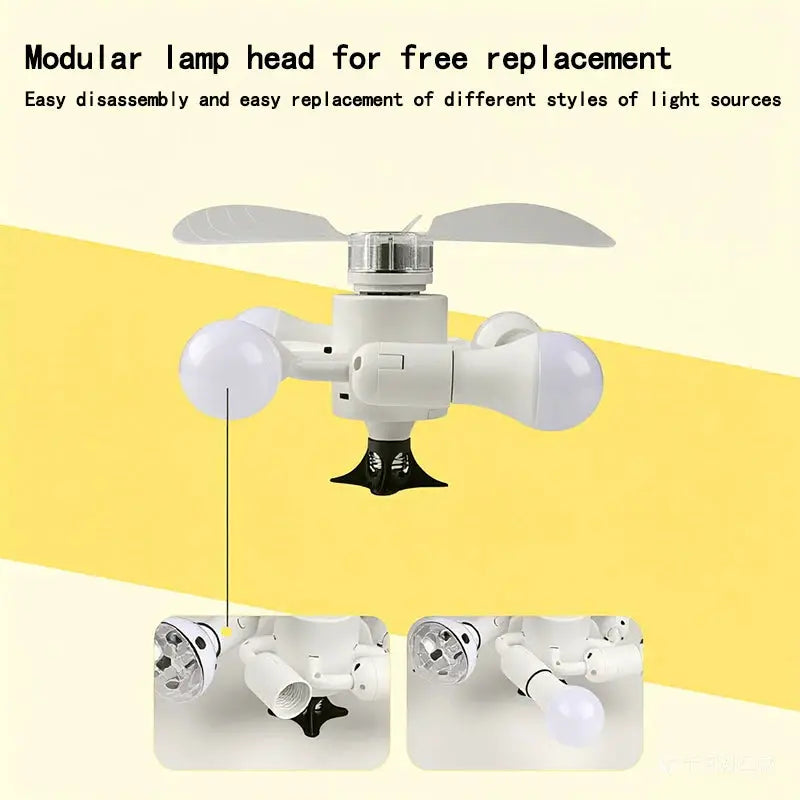 Ceiling Fan | E27 Socket | Remote Control | 3 or 5 Heads