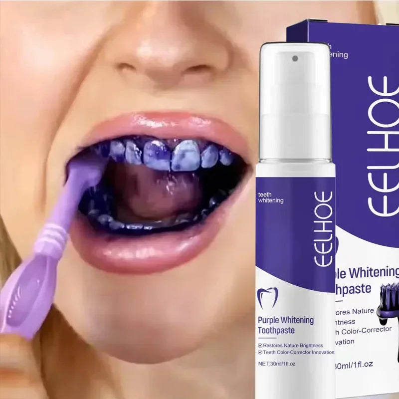 Teeth Whitening Toothpaste | Natural Ingredients | Fresh Breath | 30ml